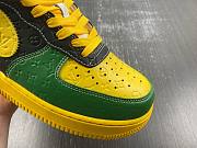 LouisVuitton x Nike Air Force green  and yellow - 2
