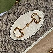 Gvcc1 Horsebit 1955 wallet with chain  whtie 19*10*3  - 4