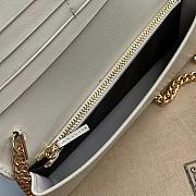Gvcc1 Horsebit 1955 wallet with chain  whtie 19*10*3  - 3
