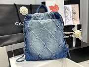 Chenel denim backpack 34x29x8cm  - 5