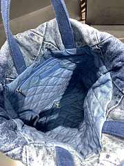 Chenel denim backpack 34x29x8cm  - 2