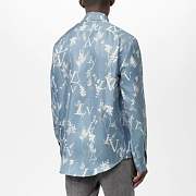 1ouis Vu1tton Silk Street Style Long Sleeves Logo Luxury Shirts - 3