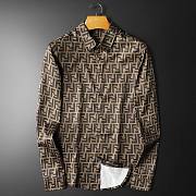 Fend1 Shirt , Brown  - 1