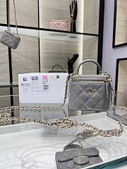  chene1 Cosmetic box AP2198YA24 Size:11x8.5x7cm gery  - 1