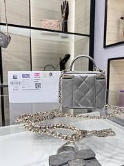  chene1 Cosmetic box AP2198YA24 Size:11x8.5x7cm gery  - 4