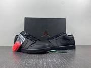 AIR JORDAN 1 LOW 'TRIPLE BLACK' 553558-091 - 1
