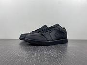 AIR JORDAN 1 LOW 'TRIPLE BLACK' 553558-091 - 6