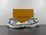 1ouis Vu1tton  Trainer Grey White  - 1