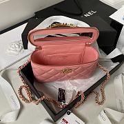 Chene1 Handbag   Size:17x9.5x8cm pink  - 5
