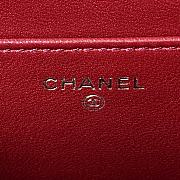 	 Chene1 Handbag Size:17x9.5x8cm red - 5