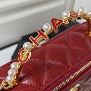 	 Chene1 Handbag Size:17x9.5x8cm red - 3