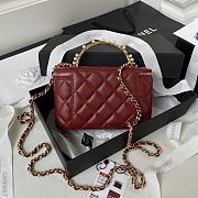 	 Chene1 Handbag Size:17x9.5x8cm red - 2