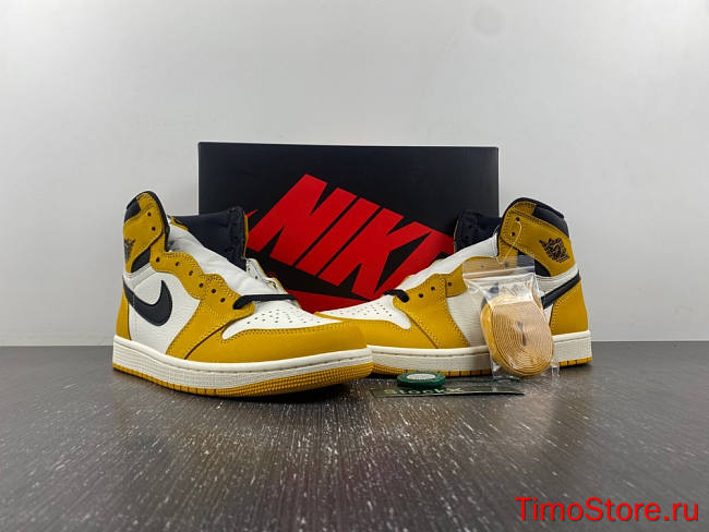 Air Jordan 1 High OG “Yellow Ochre”  DZ5485-701 - 1