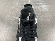 Air Jordan 4 “White Thunder” Black/White FQ8138-001 - 4