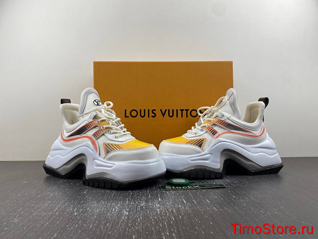 1ouis Vu1tton Archlight Sneakers  white yellow 1 - 1