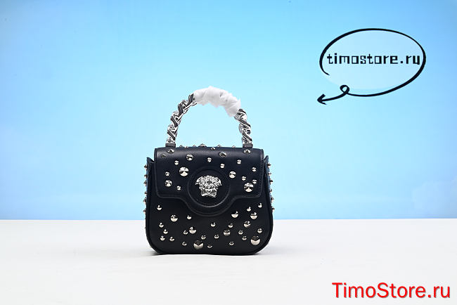 Versace stud-embellished mini bag - 1