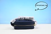 Gvcc1Women's Shoulder Leather Black Bags 22cm - 3