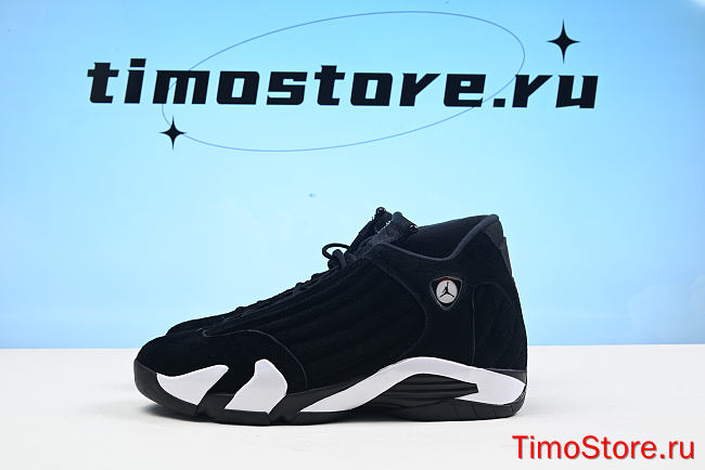 Jordan 14 Retro Black White 487471-016 - 1