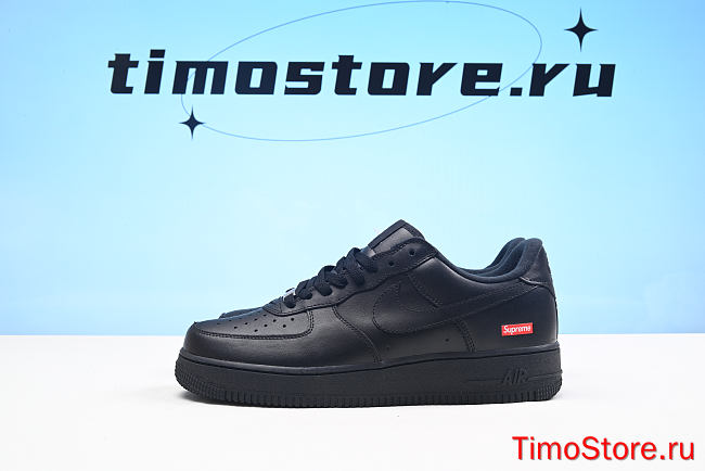 Nike Air Force 1 Low Supreme Black  CU9225-001 - 1