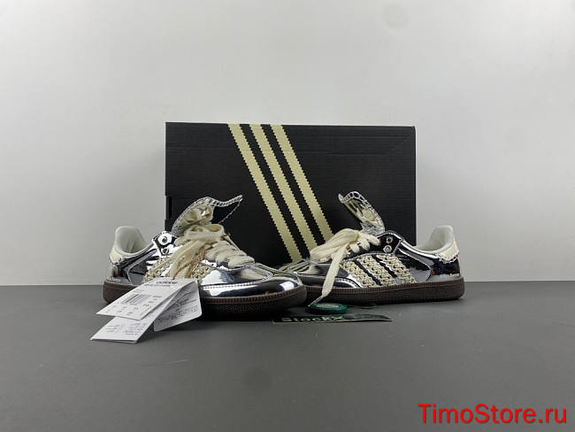 Wales Bonner x adidas Samba 'Metallic Silver'  IG8181  - 1