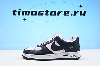 1ouis Vu1tton x Nike Air force 1 low black  BSYF037B