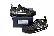 D1or B23 LOW-TOP SNEAKER Black and White 3SN249YJPH960 - 2