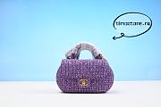 chane1 HANDBAGS 21cm purple - 1