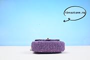 chane1 HANDBAGS 21cm purple - 3