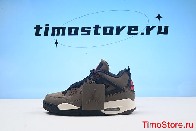 Travis Scott x Air Jordan 4 Retro Brown Camouflage AJ4-882335    - 1