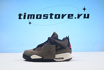 Travis Scott x Air Jordan 4 Retro Brown Camouflage AJ4-882335   