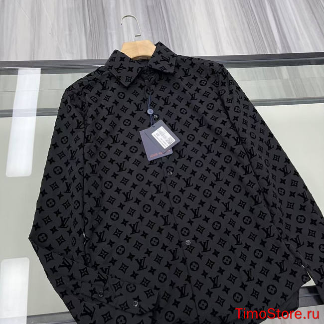 1ouis Vu1tton shirt black  - 1