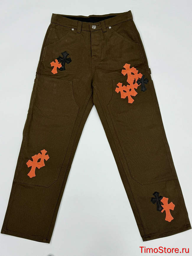 Chrome Hearts brown Jeans 1 - 1