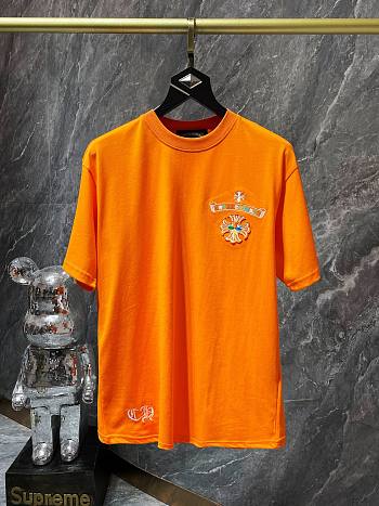 Chrome heart shirt orange 