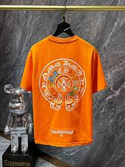 Chrome heart shirt orange  - 2