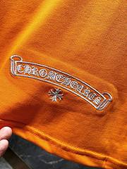 Chrome heart shirt orange  - 5