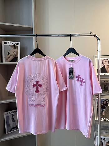 Chrome hearts shirt pink 