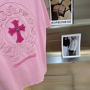Chrome hearts shirt pink  - 2