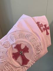 Chrome hearts shirt pink  - 4