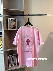 Chrome hearts shirt pink  - 6