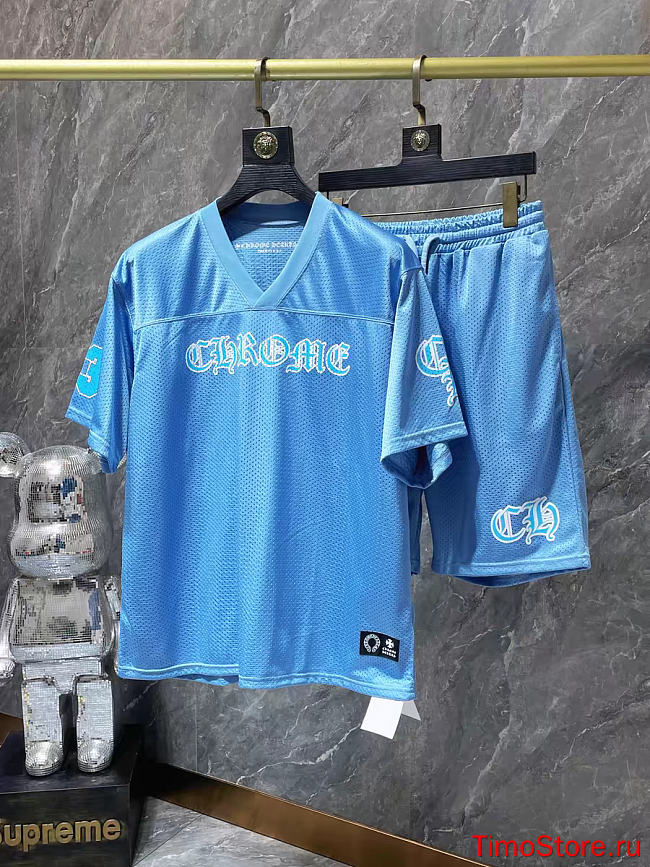 Chrome hear shirt blue  - 1