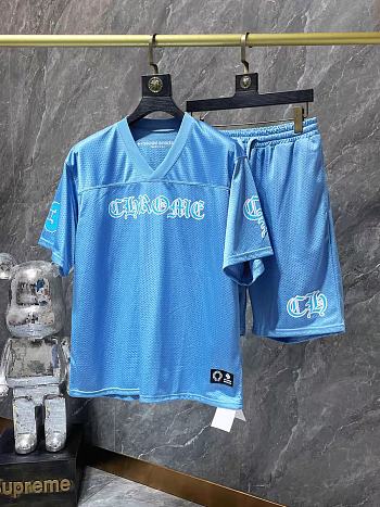Chrome hear shirt blue 