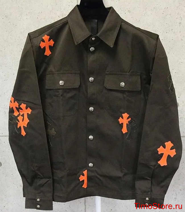 CHROME HEARTS jeans coat - 1