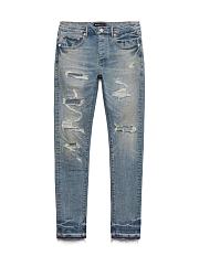 PURPLE P001 Light Indigo Vintage JEANS - 1