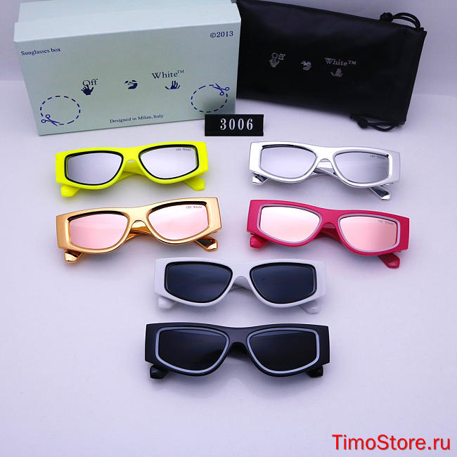 off-white candy colored glasses 6 color  - 1