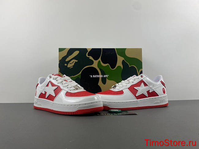 BAPE STA red and white - 1