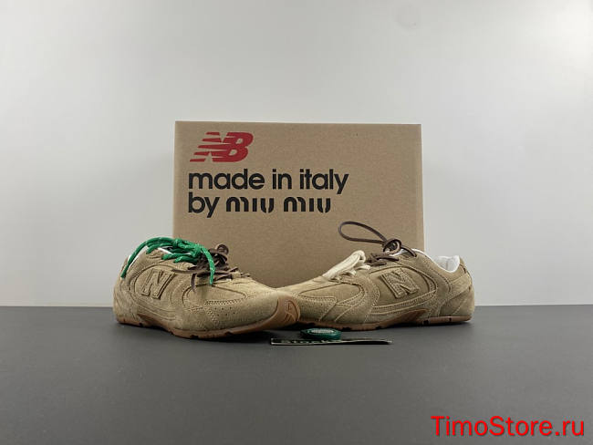  New Balance x Miu Miu 530 SL 'Ecru'5E165E  - 1