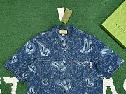 Gvcc1 liquid heart-shaped denim shirt 1 - 5
