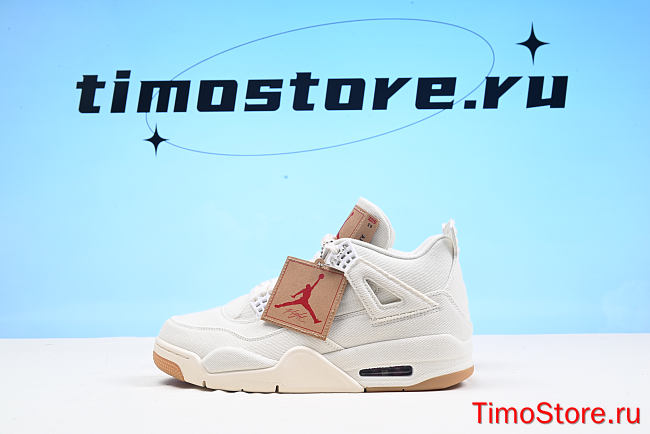 Levi’s x Air Jordan 4 “White”  AO2571-100 - 1