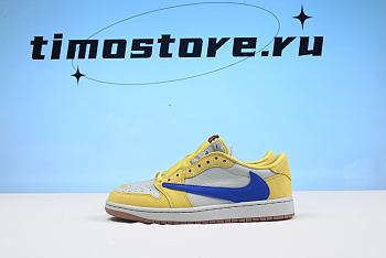 Travis Scott Air Jordan 1 Low OG “Canary”  DZ4137-700