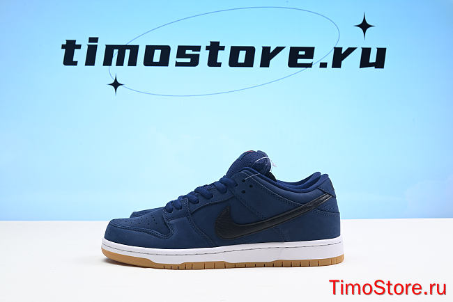 Nike SB Dunk Low Navy Black Gum CW7463-401 - 1